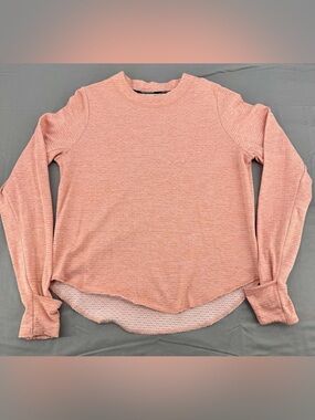 Nike Dri-FIT Running Thermal Long Sleeve Shirt Peach Heather Medium